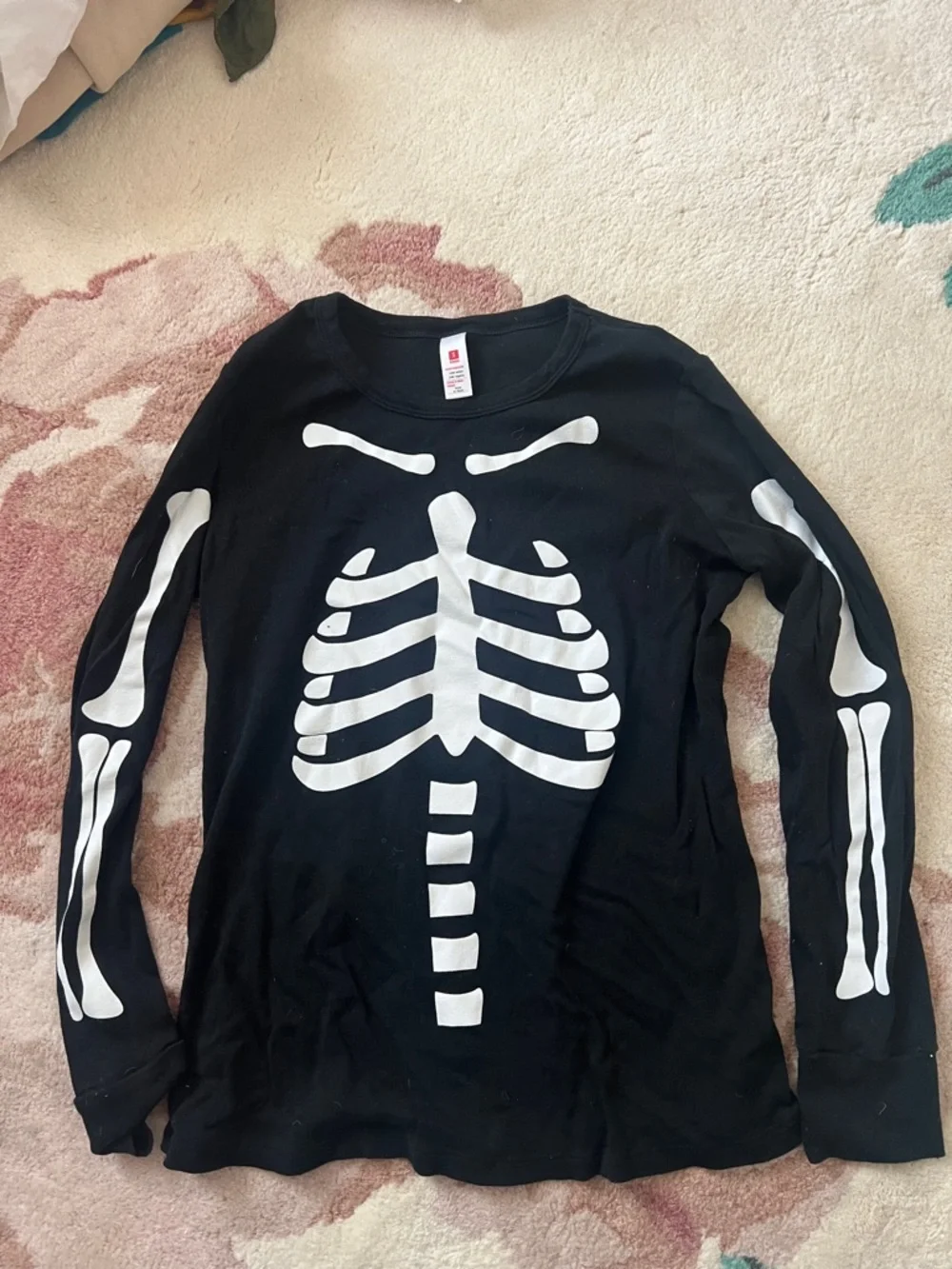 Target Black and White Skeleton Pajama Set - Women's Two-Piece - Picture 2 of 7